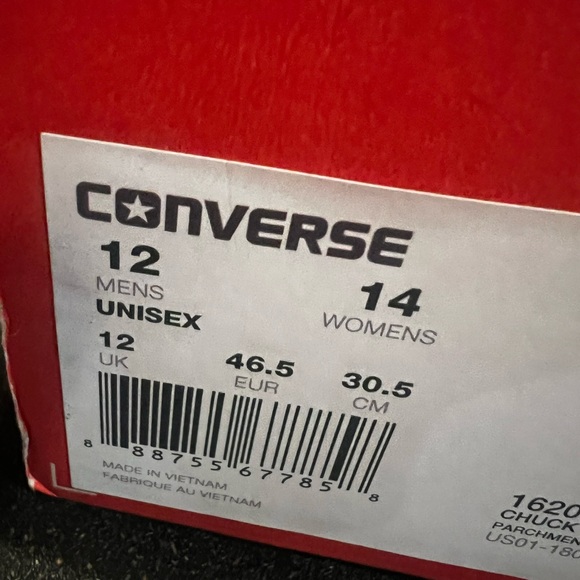 Converse Chuck 70 ox - 162062c - Parchment - M11/W13, M12/W14, M13/W15 - Picture 6 of 6